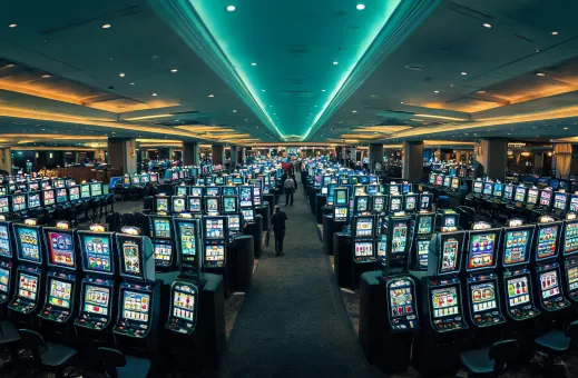 Casino floor bank